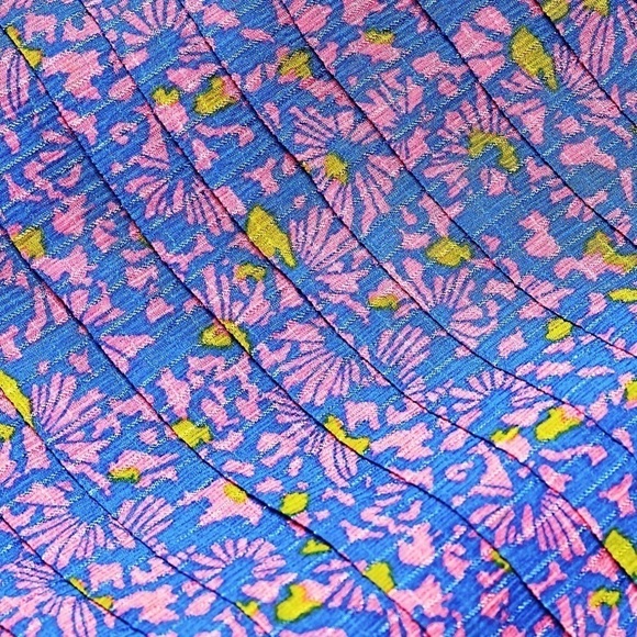 Tanya Taylor Yvette Confetti Print Smocked Mini Dress SZ 0 - Picture 8 of 8